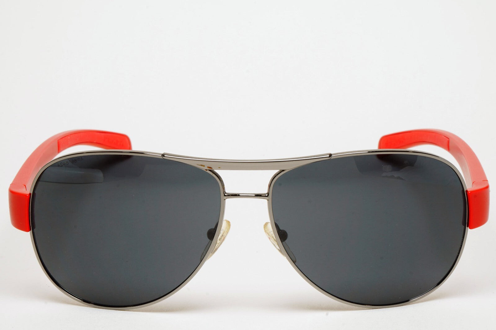 Prada Sunglasses 2010 Vintage Red Rossa Pilot PS51LS SPS 51L 6BF-1A1 62mm 070325