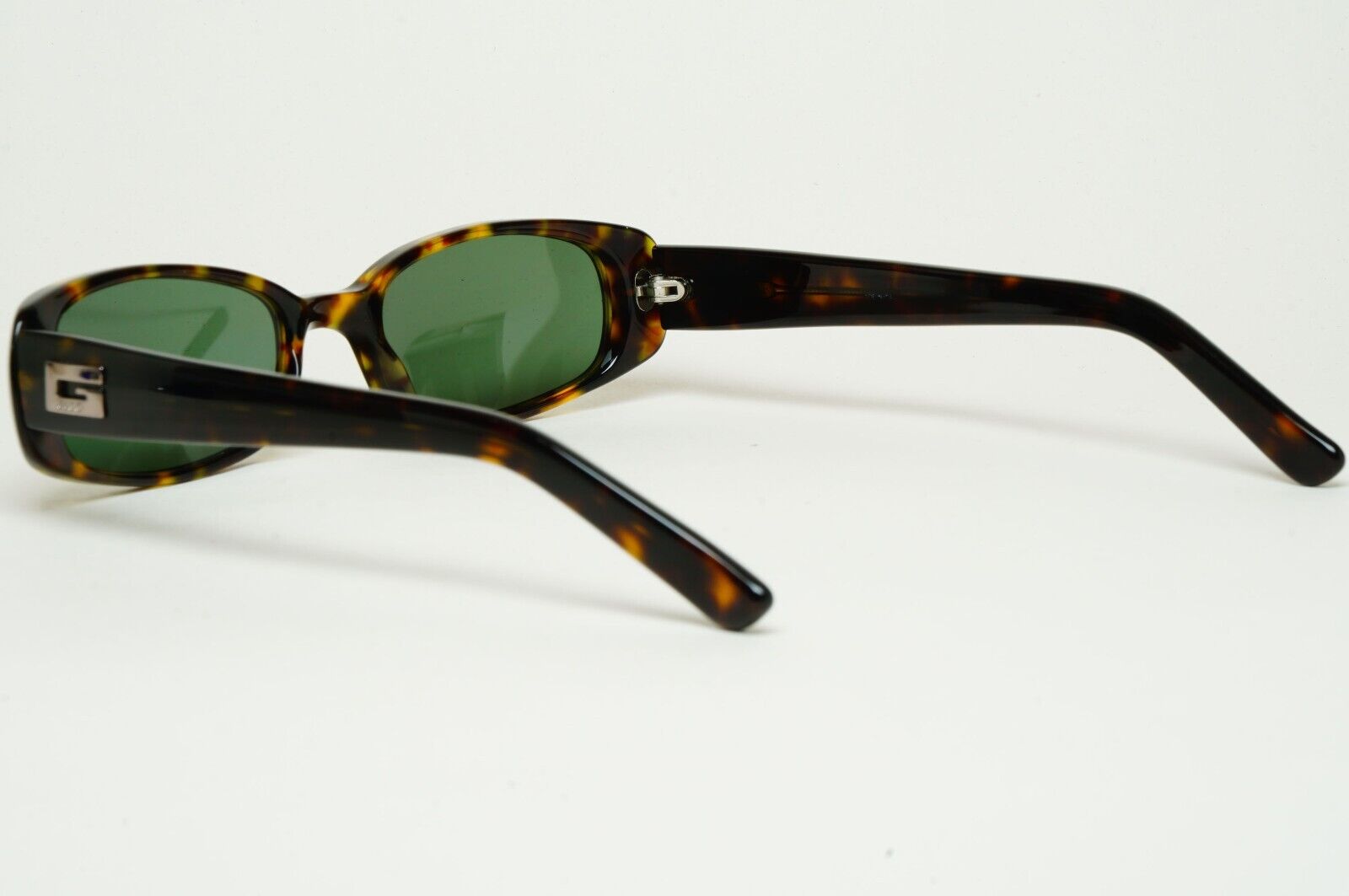 Gucci Sunglasses 1998 Vintage Brown Green Rectangle GG 2452/S 05L 050225