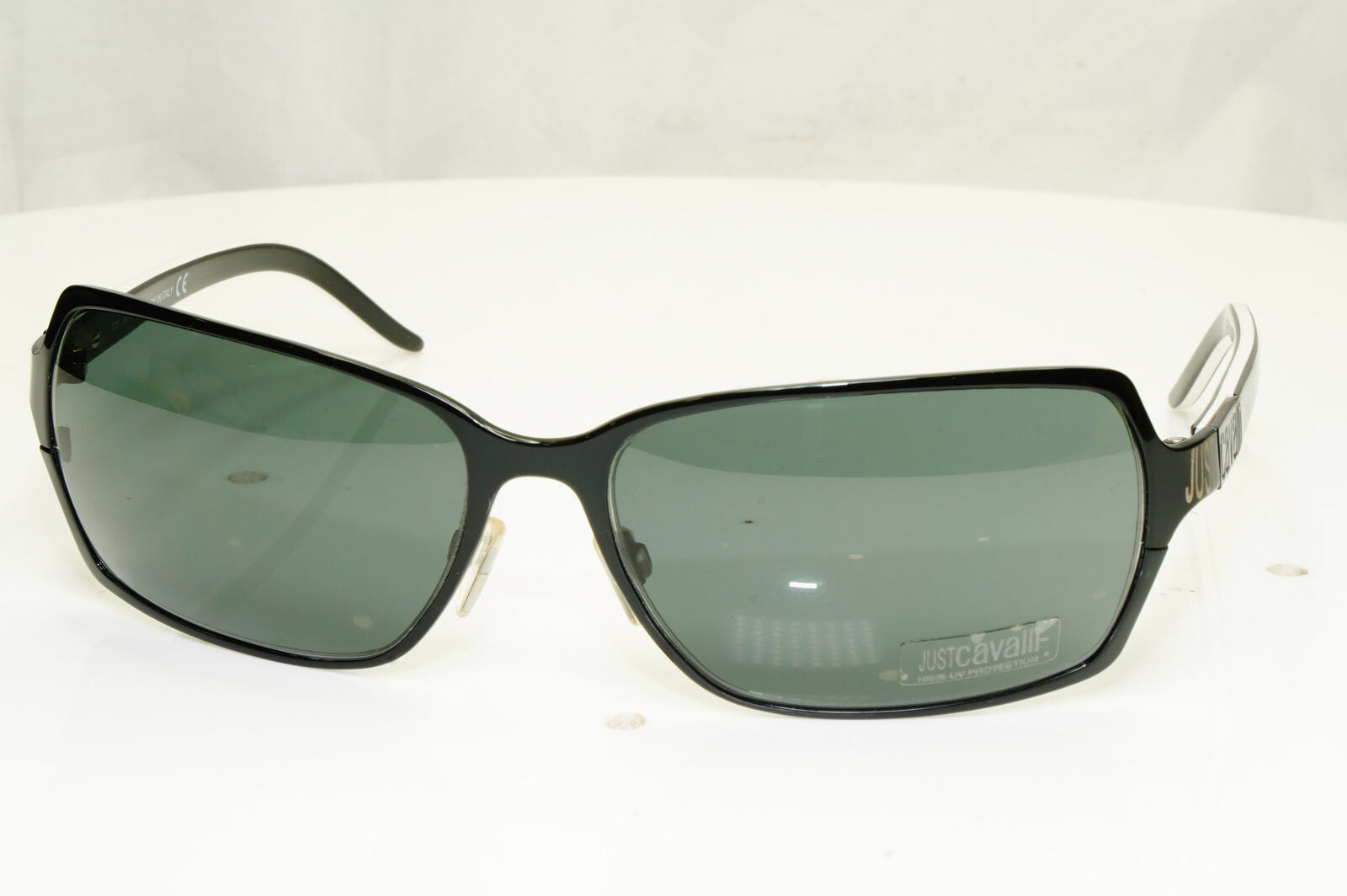 Authentic Just Cavalli Mens Womens Vintage Sunglasses Black JC 6S B5 270721