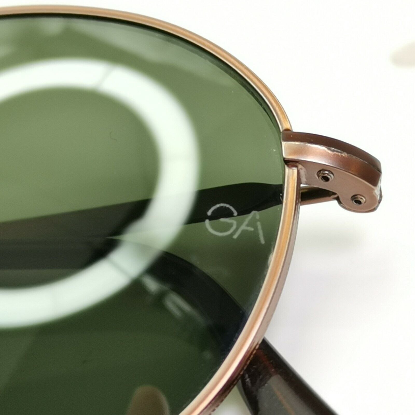 Authentic Giorgio Armani 1997 Vintage Sunglasses Brown Round Men Women 652 980