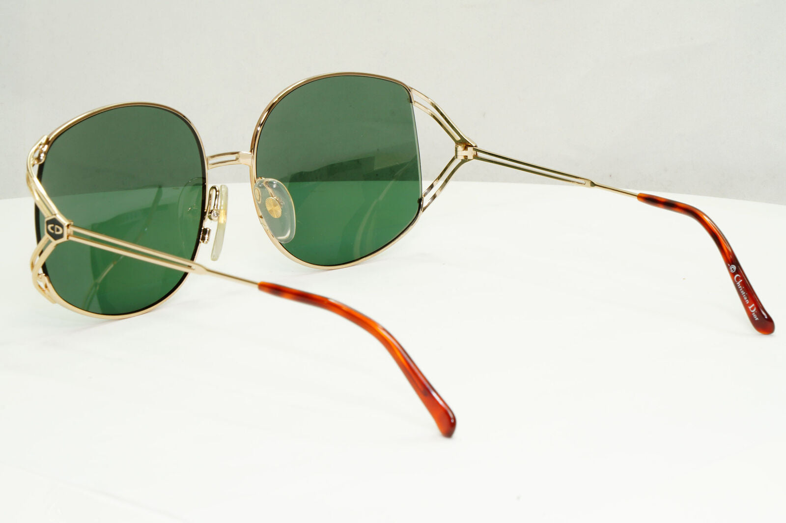 Dior 1990s Vintage Sunglasses Austria Gold Brown Green Square 2590 41 251122