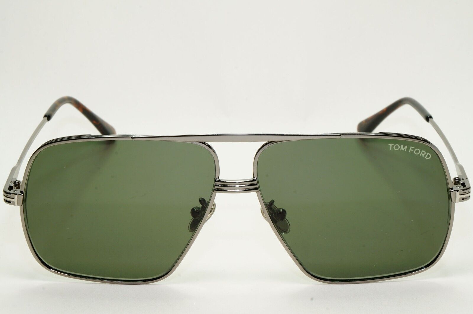 Tom Ford Sunglasses Frankie Gunmetal Grey Green Navigator FT0735-H TF 735-H 12N