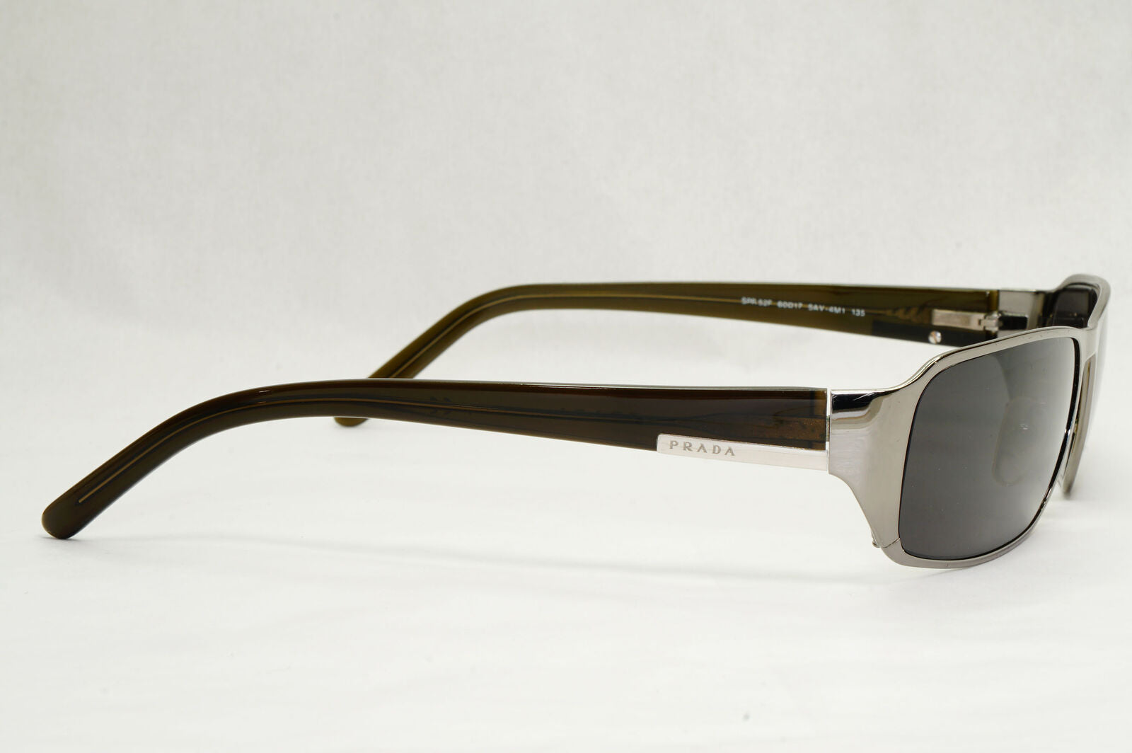 Prada Sunglasses 2006 Vintage Gunmetal Brown Olive PR52FS SPR 52F 5AV-4M1 180124
