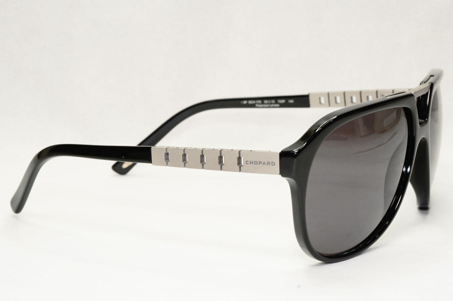 Chopard Sunglasses Black Polarized Year 2017 Pilot Grey SCH 179 700P 131223