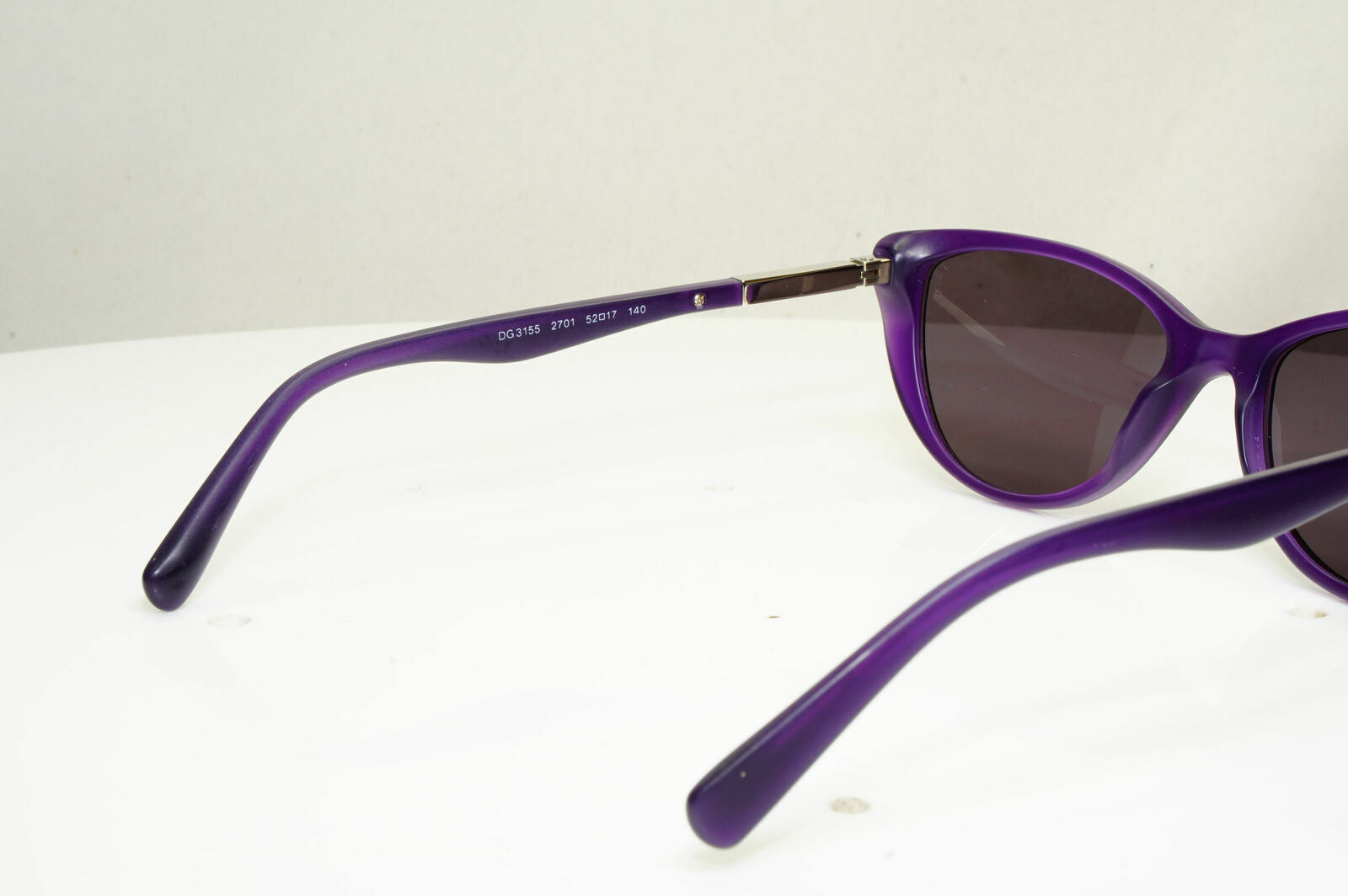 Dolce & Gabbana Sunglasses Violet Purple Gold Womens D&G 3155 2701 30419