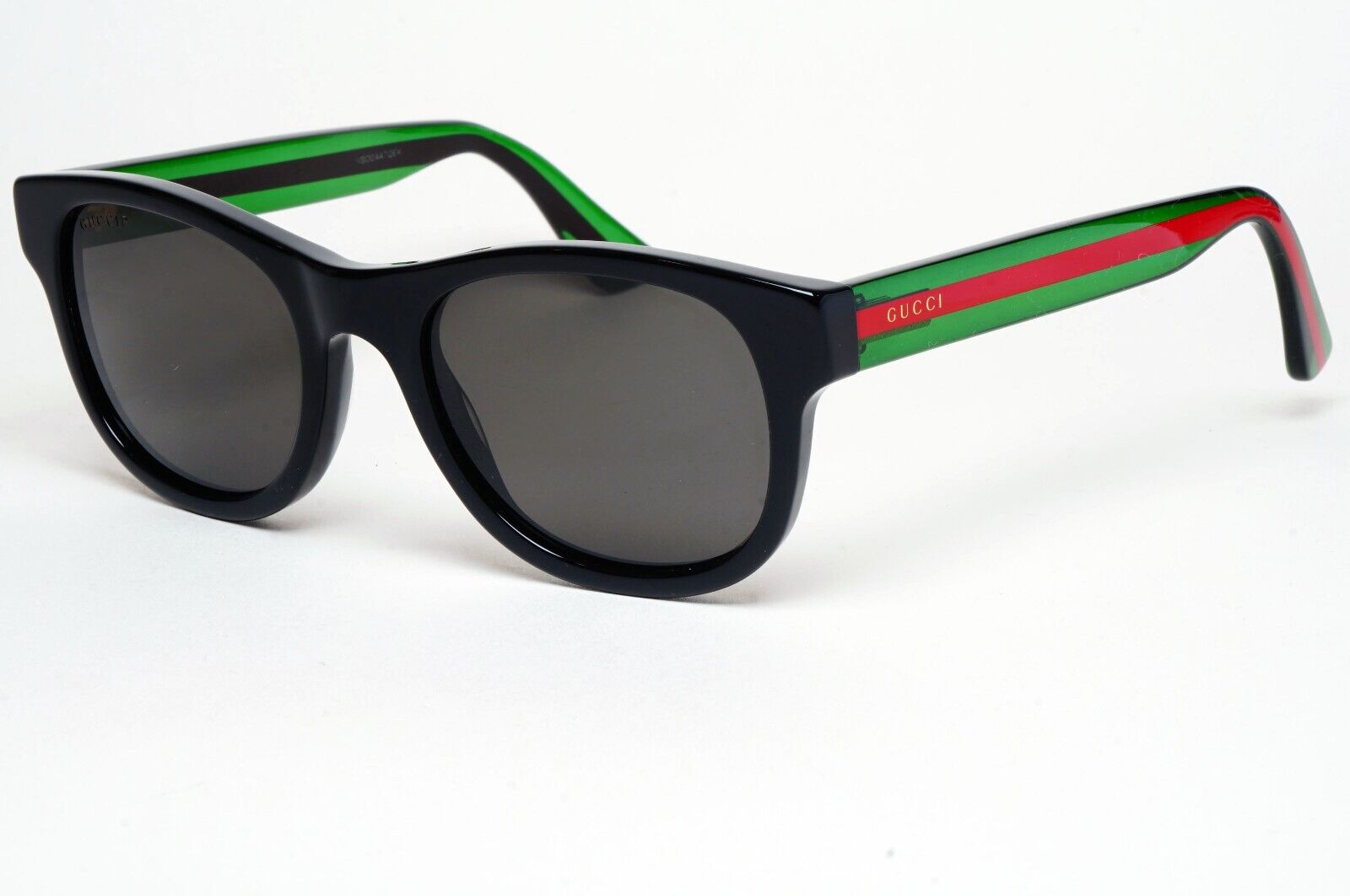 Gucci Sunglasses 2017 Polarized Black Green Red GG0003S 006 52mm 120125