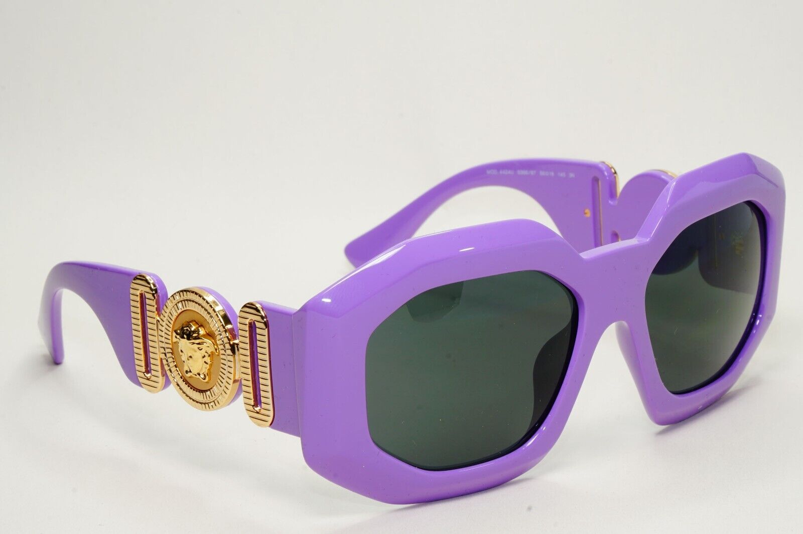 Versace Sunglasses Oversized Medisa Lilac Purple Grey MOD VE 4424U 5366/87 56mm