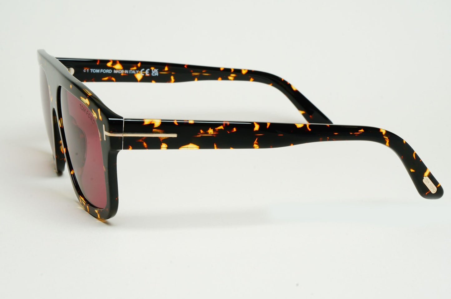 Tom Ford Sunglasses Thor Brown Dark Havana Red Bordo FT0777 TF 777 52S