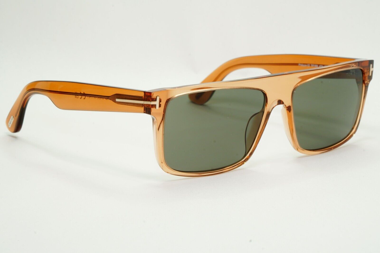 Tom Ford Sunglasses Philippe-02 Brown Transparent Honey Green FT0999 TF 999 45N