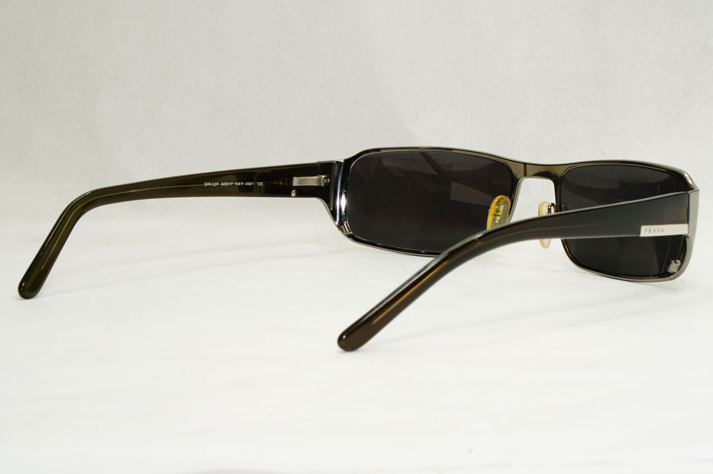 Prada Sunglasses 2006 Vintage Gunmetal Brown Olive PR52FS SPR 52F 5AV-4M1 180124