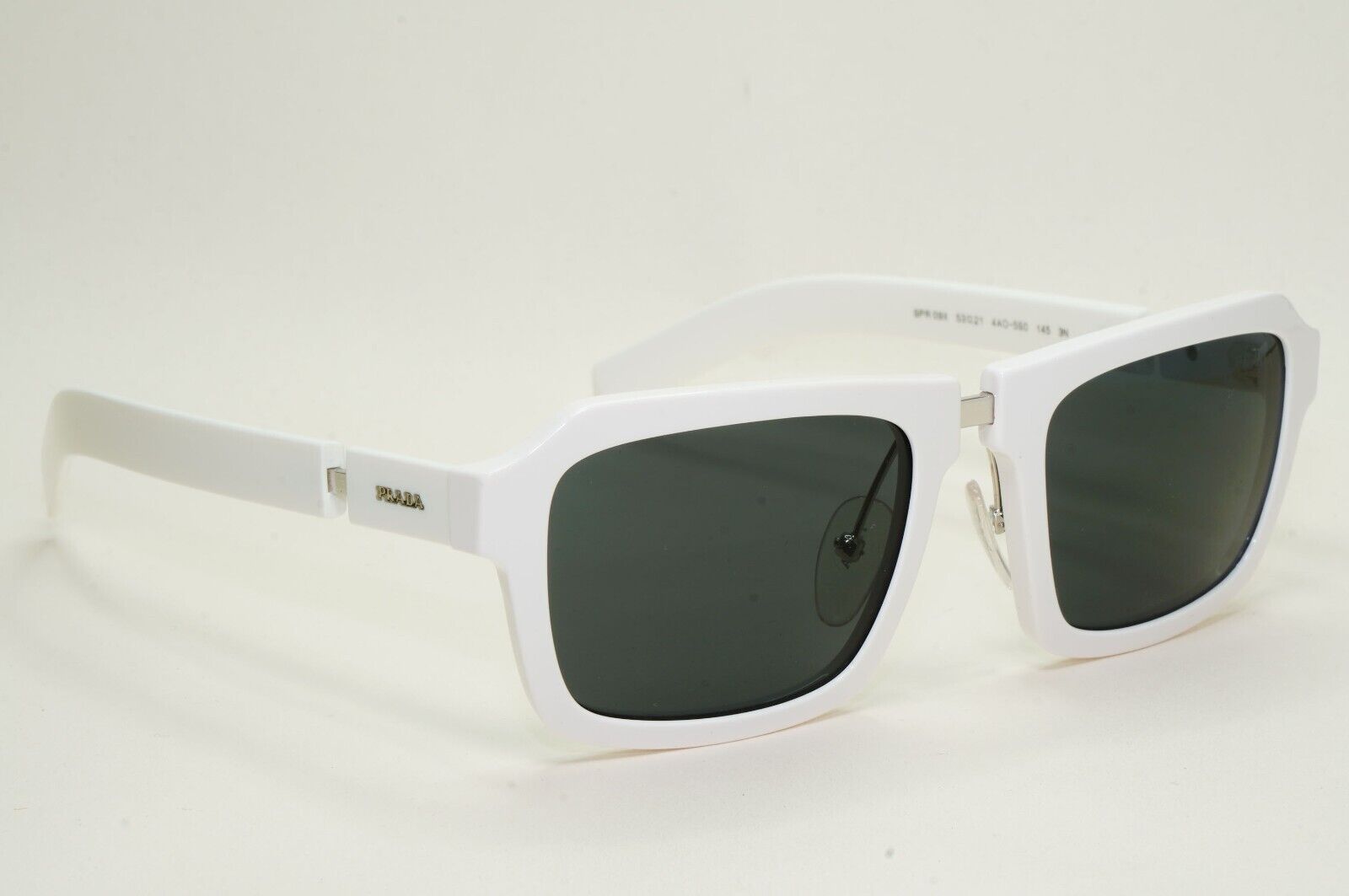 Prada Sunglasses 2019 White Square Black PR09XS SPR 09X 4AO-5S0 120824