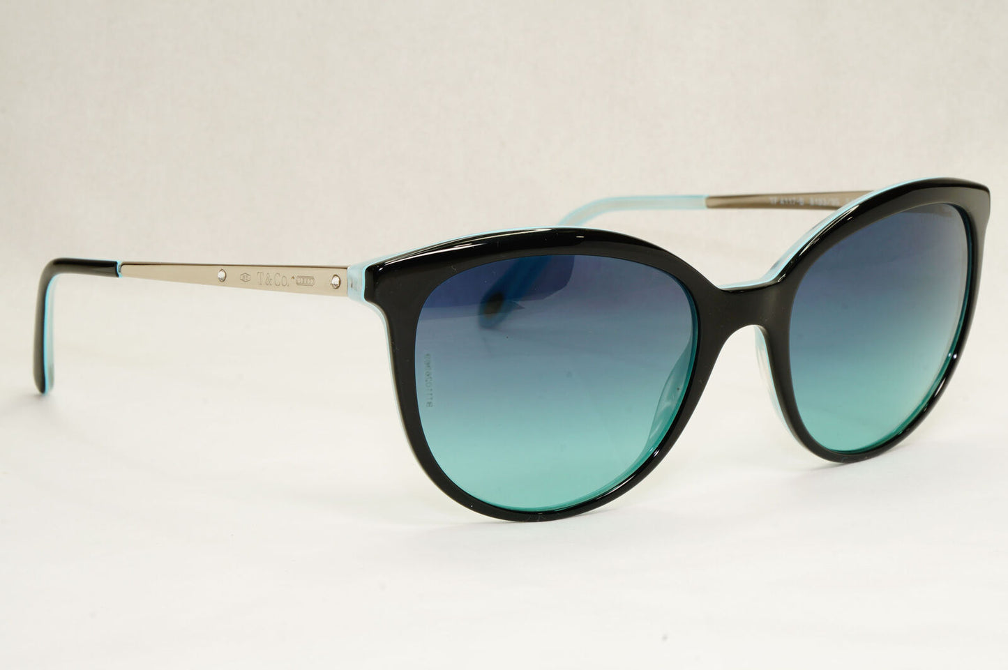 Tiffany & Co Sunglasses 2016 Black Blue Gradient TF 4117-B 8193/9S 180124