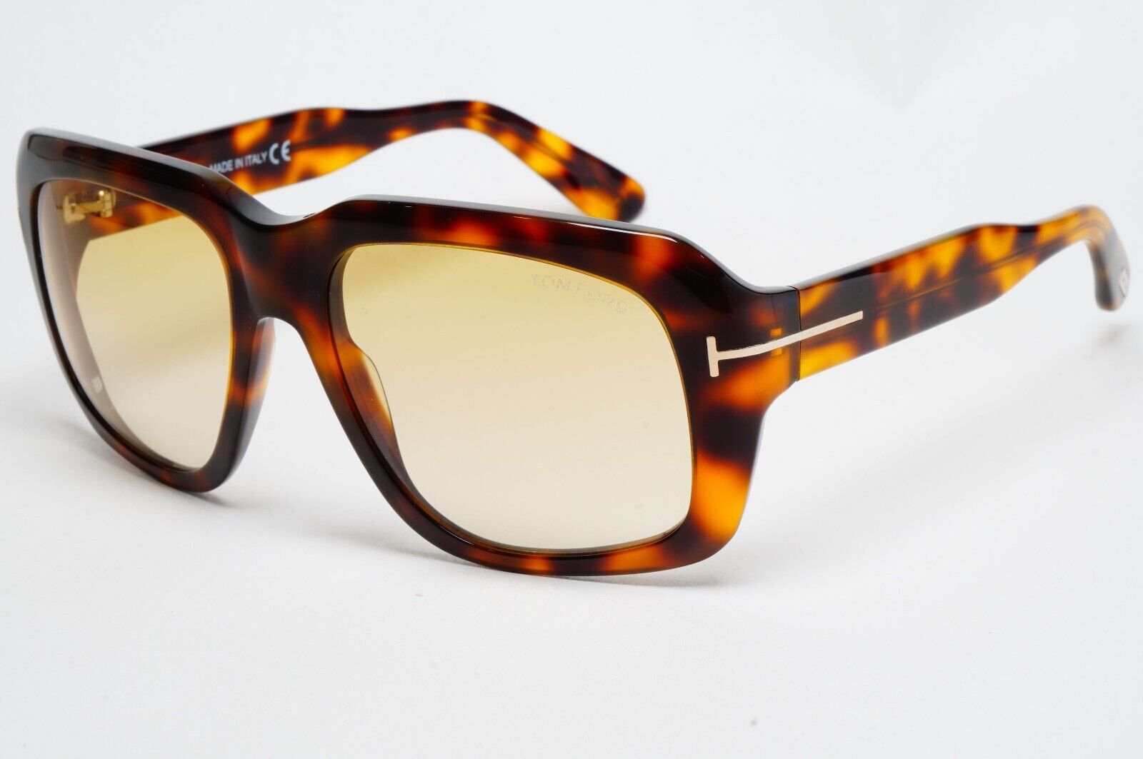 Tom Ford Sunglasses Bailey-02 Brown Tortoiseshell Yellow FT0885 TF 885 53F