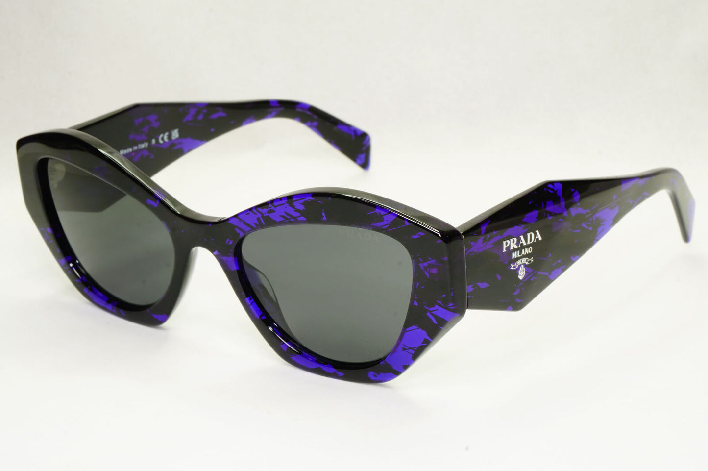 Prada Symbole Sunglasses Black Purple Marble PR07YS SPR 07Y 05V-5S0