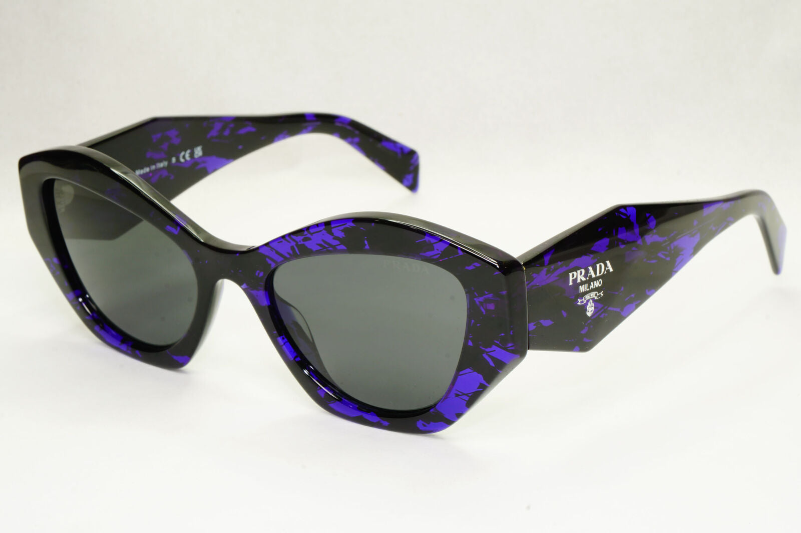 Prada Symbole Sunglasses Black Purple Marble PR07YS SPR 07Y 05V-5S0