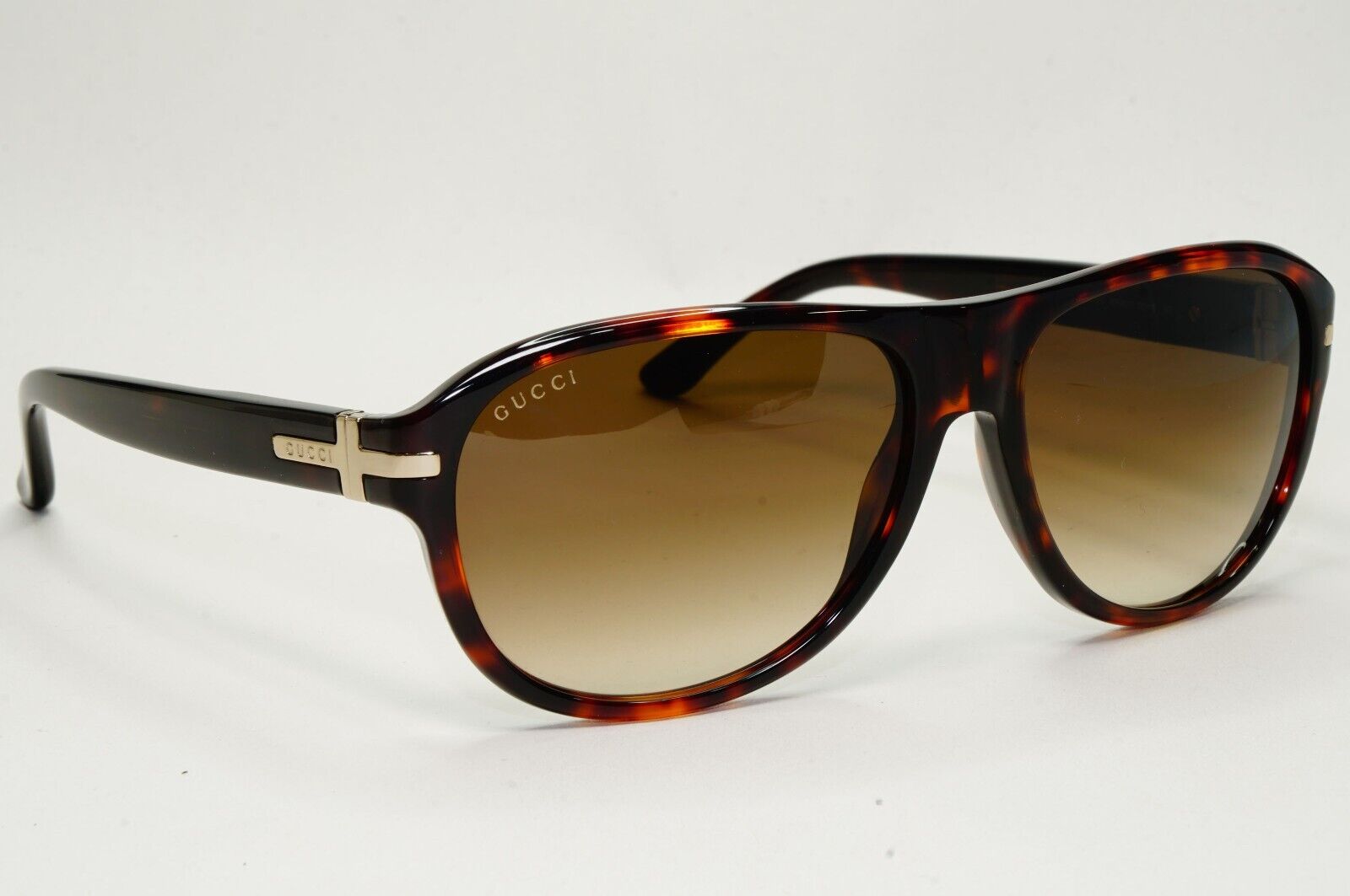 Gucci Sunglasses 2012 Vintage Brown Gold Pilot Unisex GG 1051/S WR9CC 171024