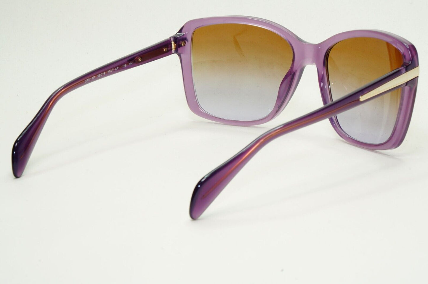 Prada Sunglasses 2013 Vintage Square Violet Brown PR14PS SPR 14P MAV-6P1 050824