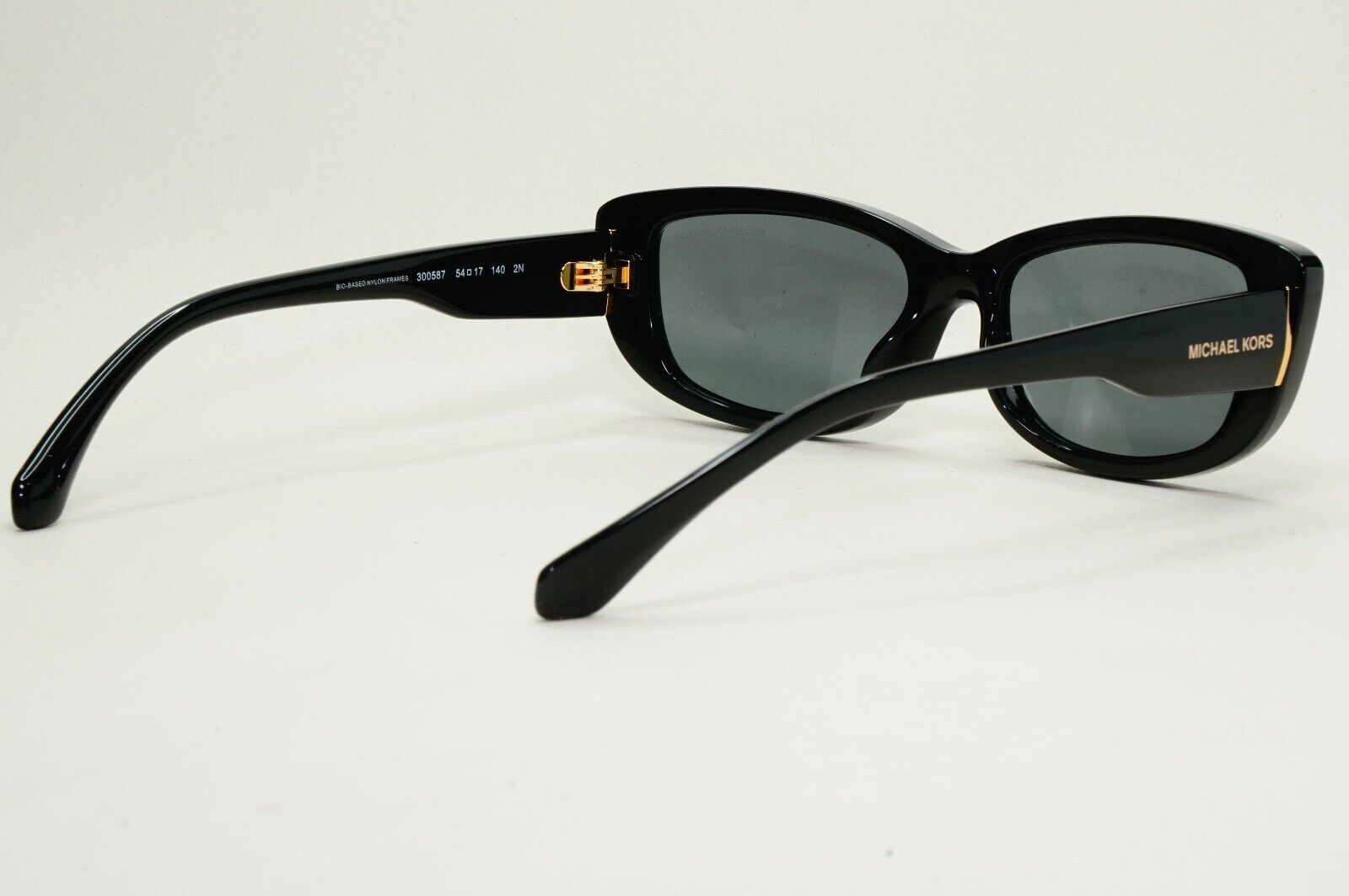 Michael Kors Sunglasses Asheville Black Glossy Grey Rectangle MK 2210U 3005/87