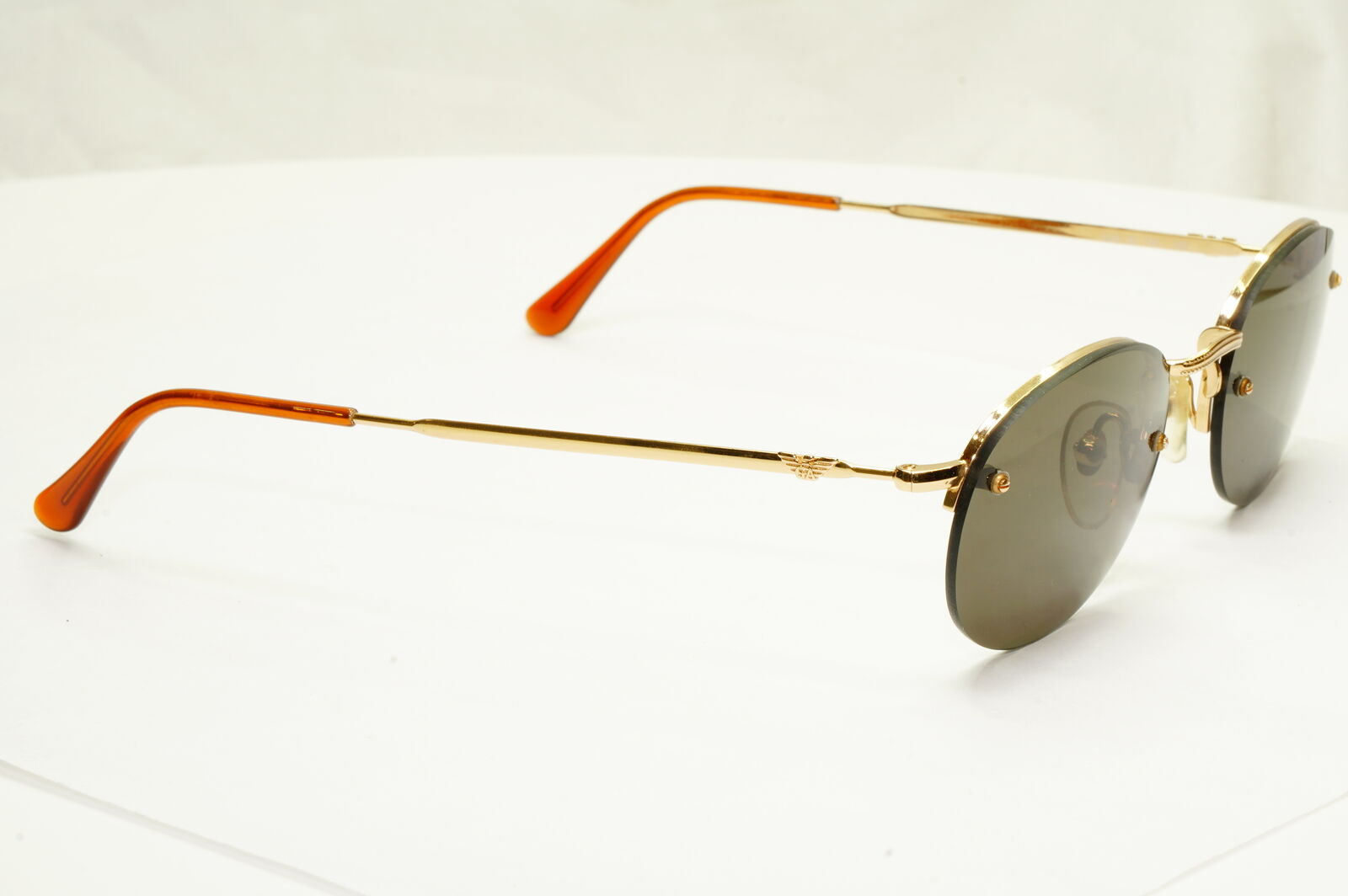 Emporio Armani 1997 Vintage Sunglasses Mens Womens Gold Eagle 043 743