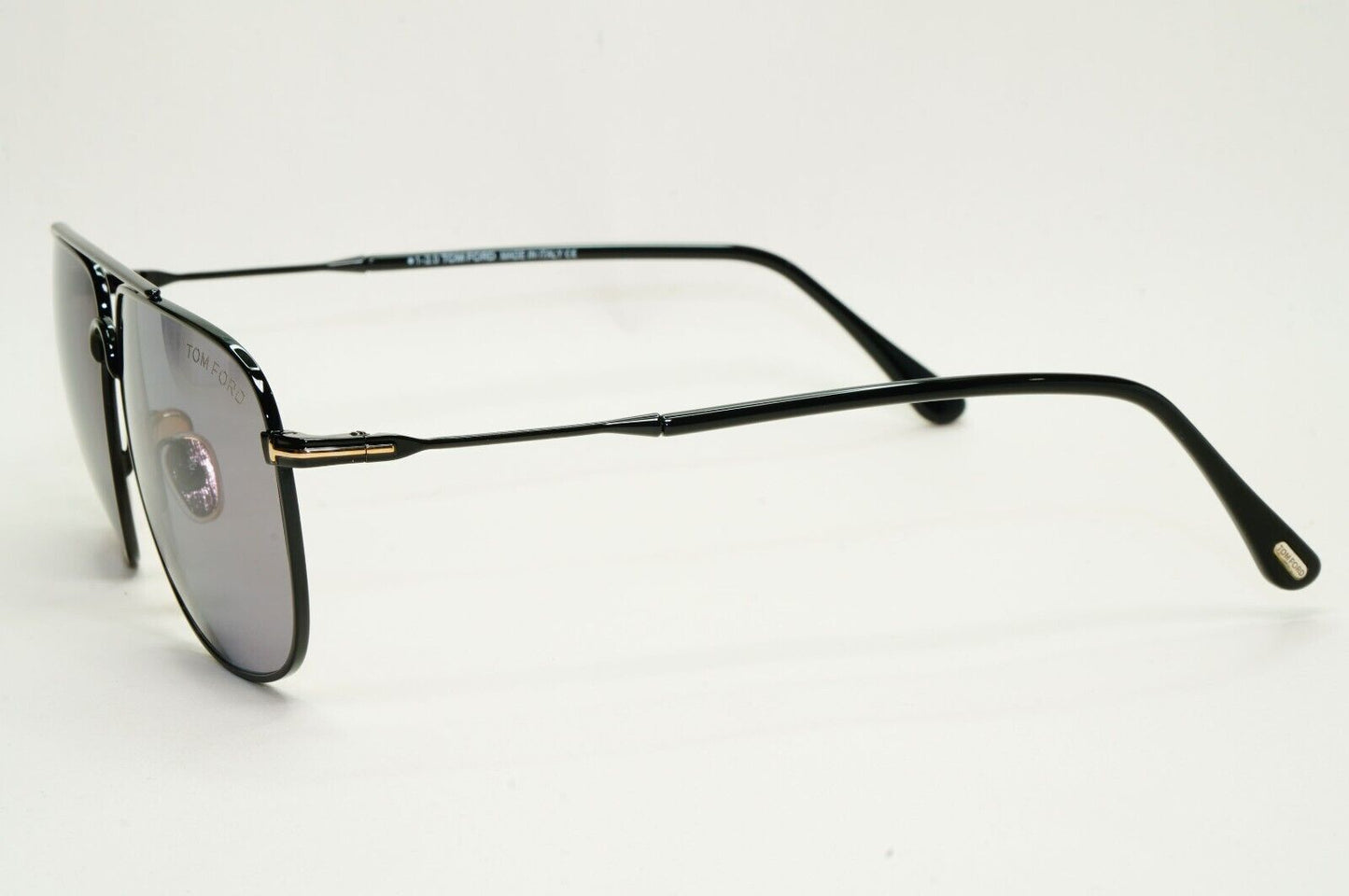 Tom Ford Sunglasses Len Black Grey Mirror Pilot Navigator FT0815 TF 815 01C 58mm