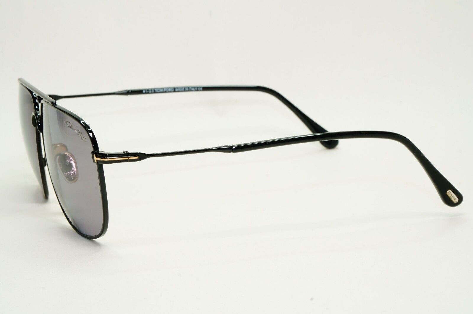 Tom Ford Sunglasses Len Black Grey Mirror Pilot Navigator FT0815 TF 815 01C 58mm