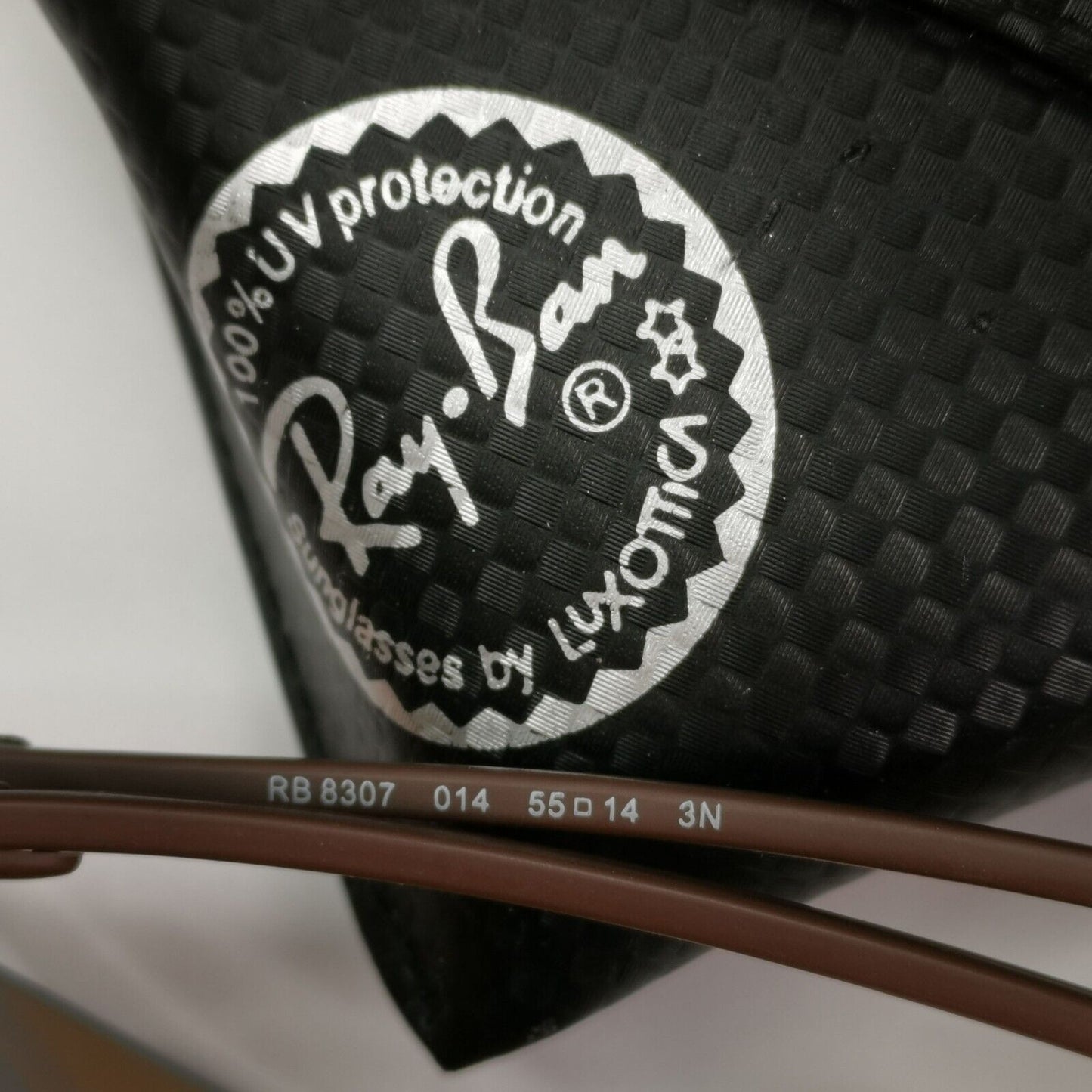Ray-Ban Sunglasses Carbon Fibre 2013 Pilot Aviator Brown RB 8307 014 55mm