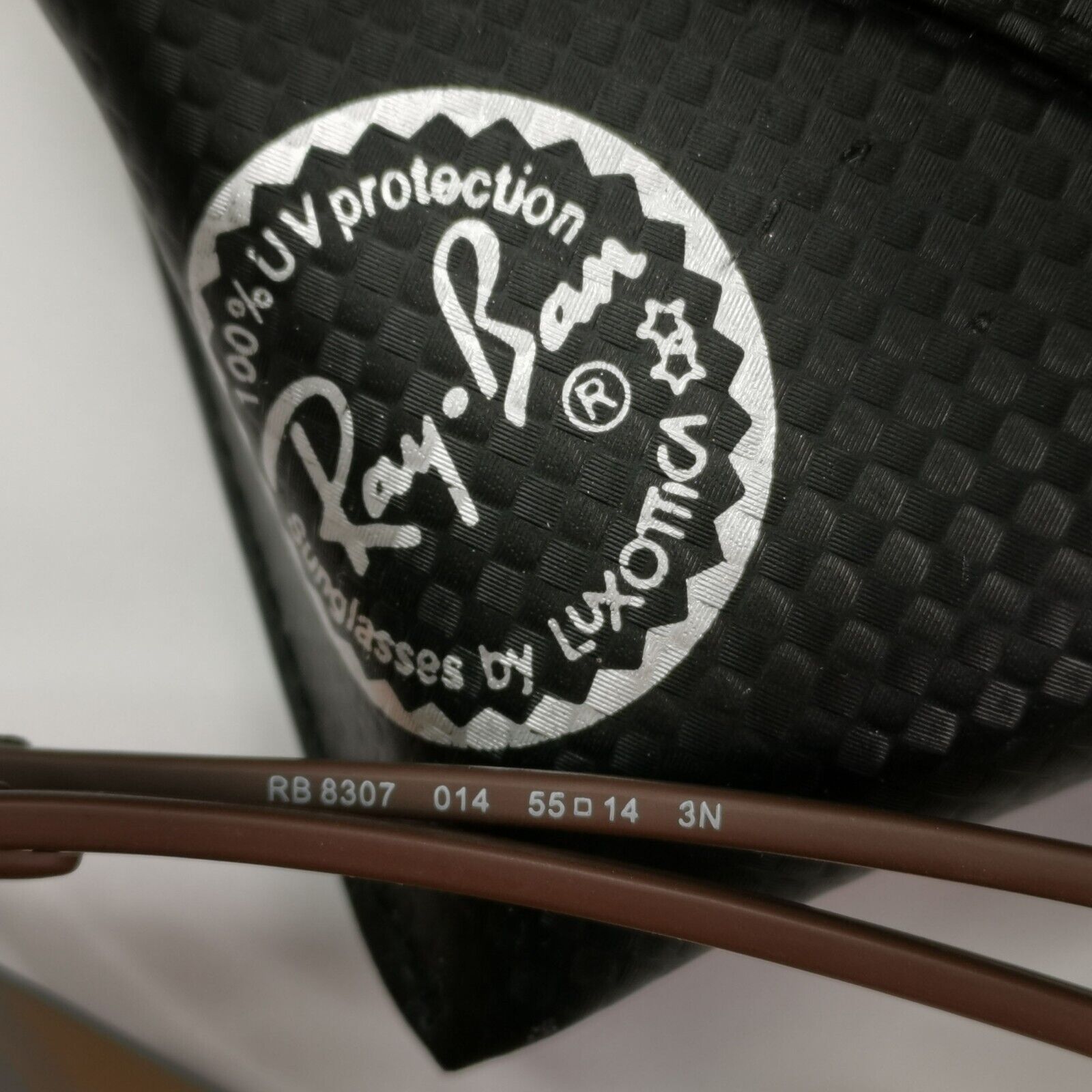 Ray-Ban Sunglasses Carbon Fibre 2013 Pilot Aviator Brown RB 8307 014 55mm