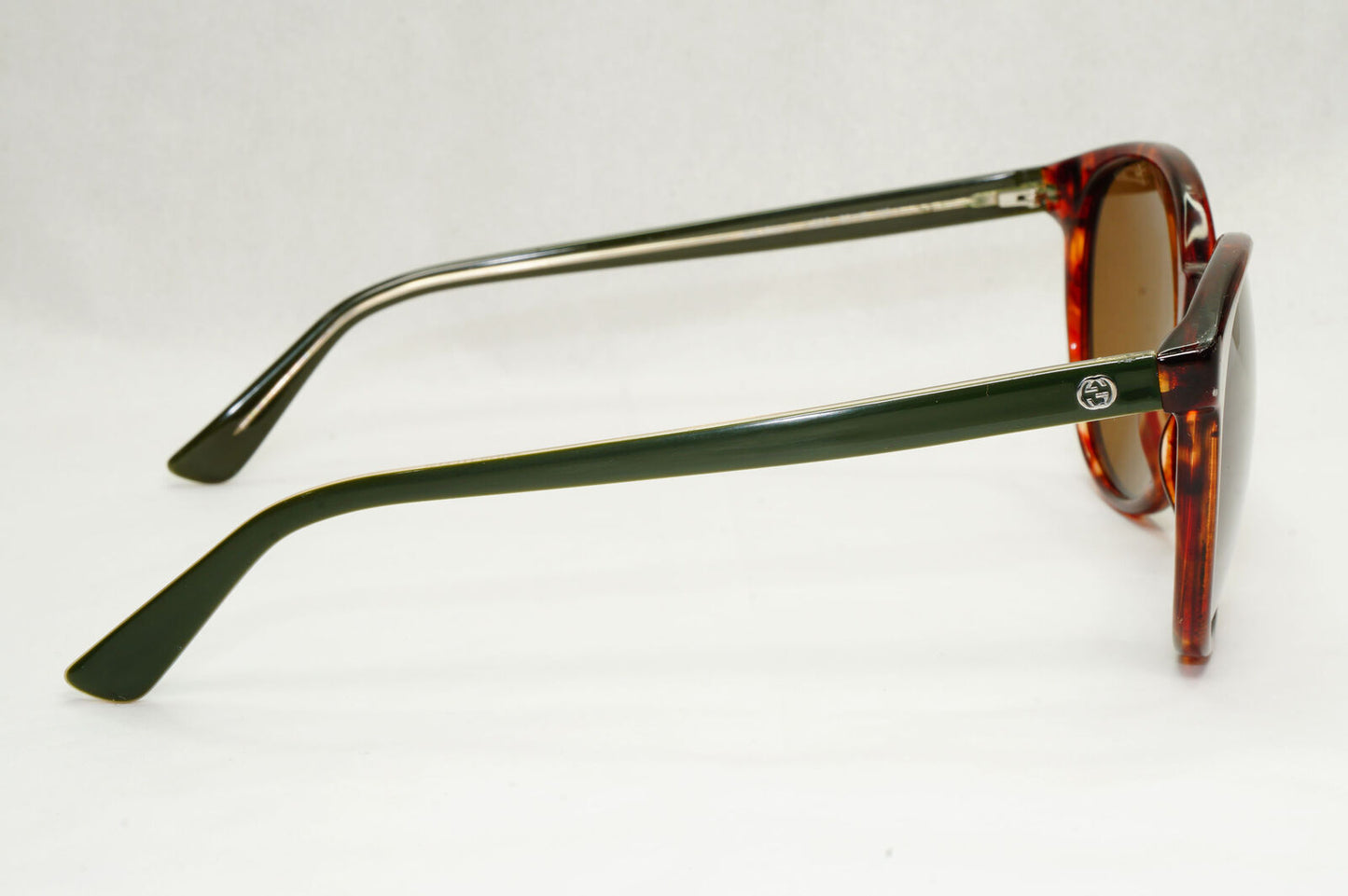 Gucci Sunglasses 2014 Brown Tortoise Green Round GG 3722/S ULZDB 55mm 200124