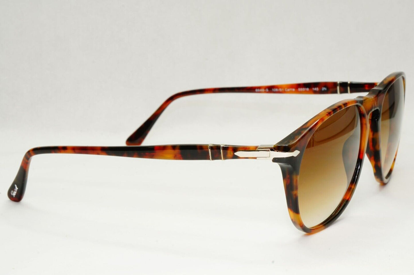 Persol Sunglasses 2016 Brown Tortoiseshell Gradient Square 6649-S 108/51 55mm