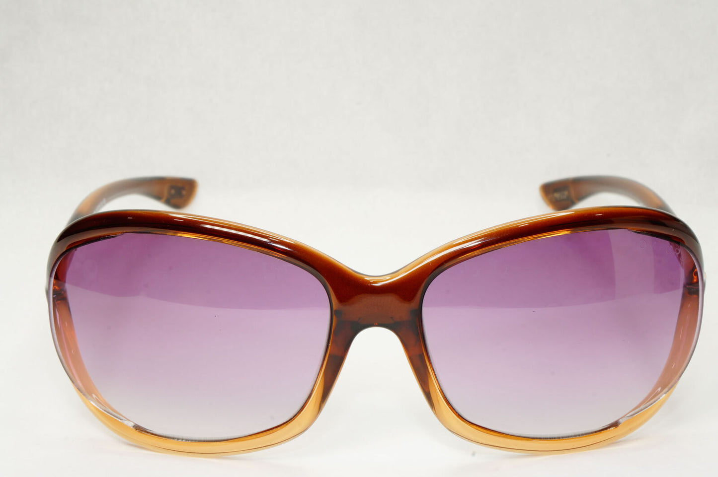 Tom Ford Sunglasses Jennifer Brown Gold Violet Gradient Wrap FT0008 TF8 50F