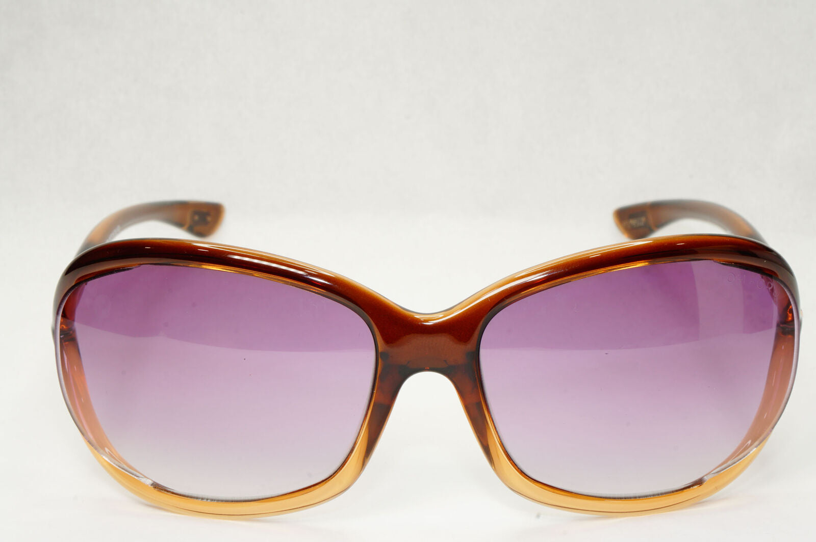 Tom Ford Sunglasses Jennifer Brown Gold Violet Gradient Wrap FT0008 TF8 50F