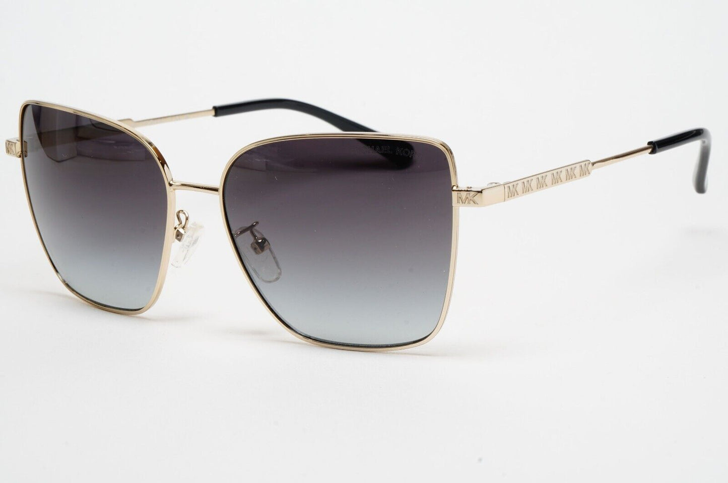Michael Kors Sunglasses Gold Grey Gradient Metal Square MK 1108 Bastia 1014/8G