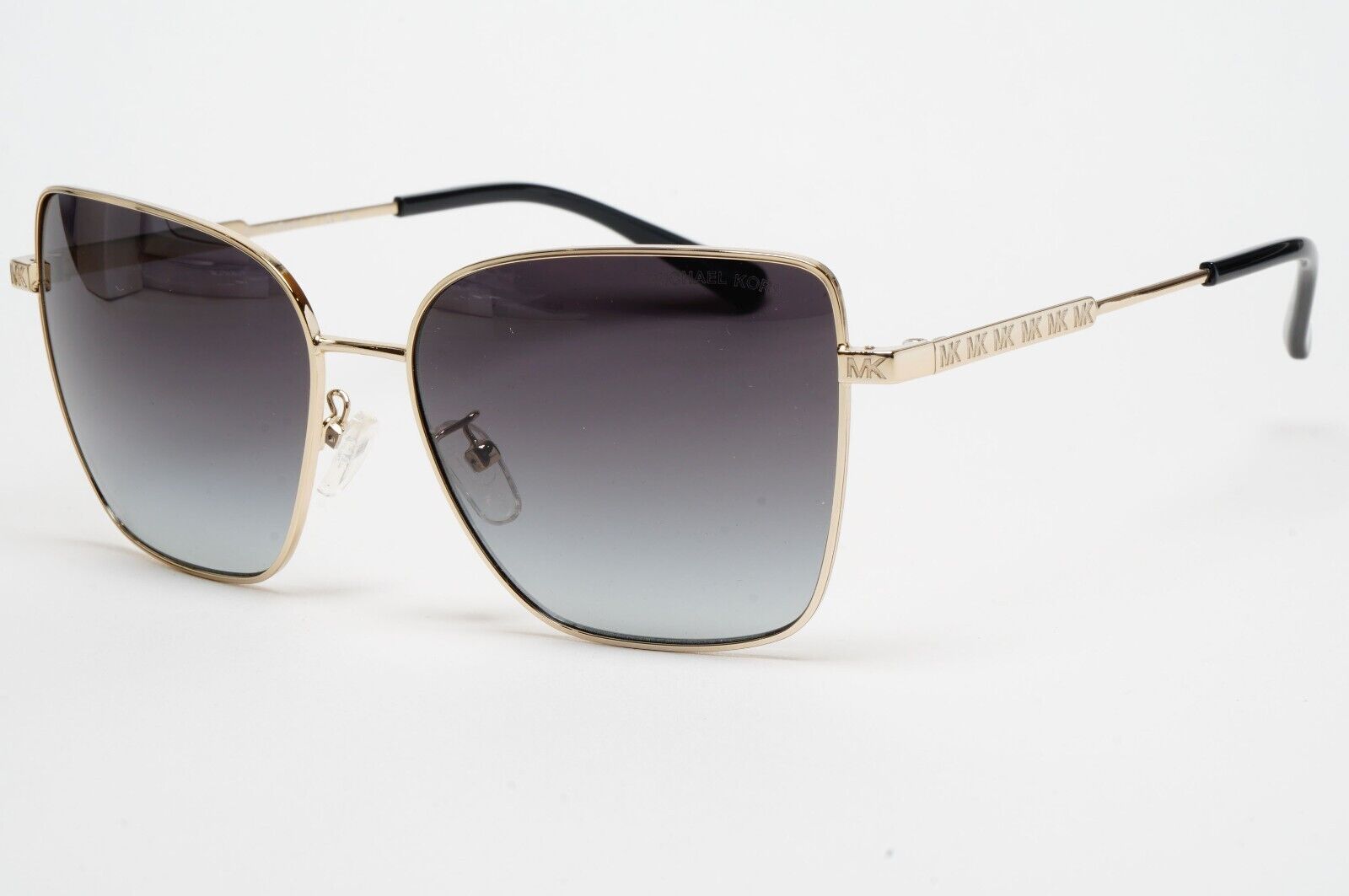 Michael Kors Sunglasses Gold Grey Gradient Metal Square MK 1108 Bastia 1014/8G
