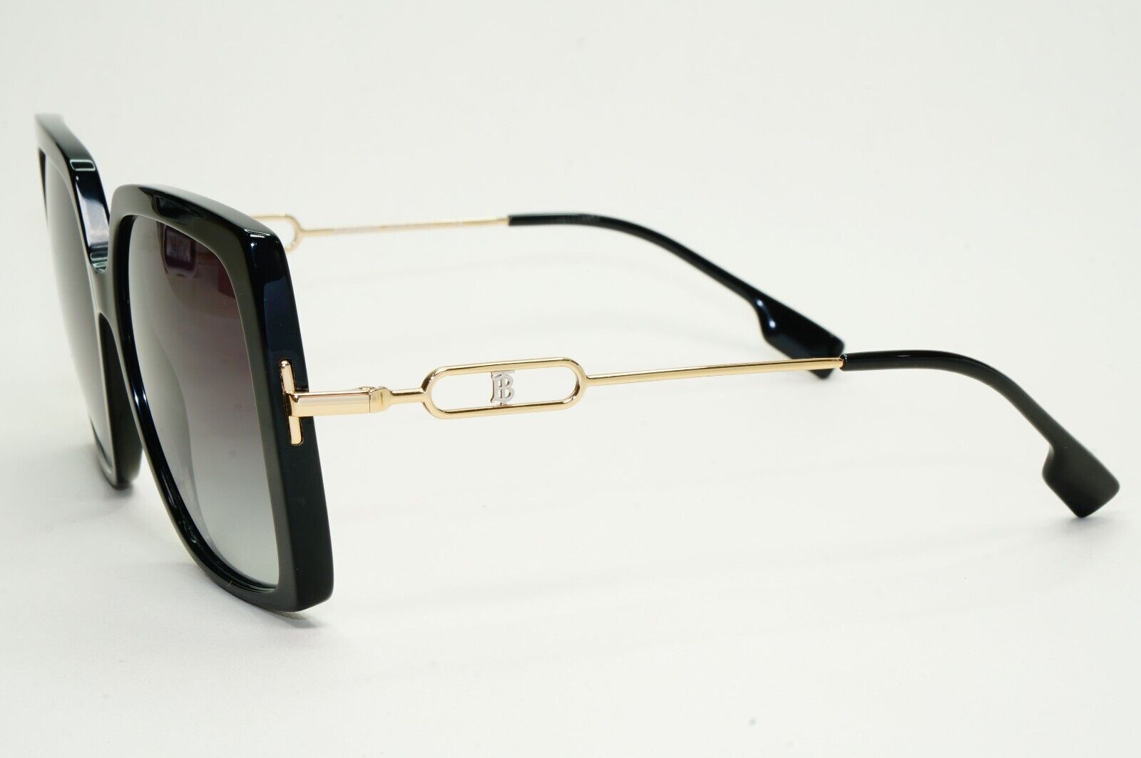 Burberry Sunglasses Luna Black Square Grey Gradient BE 4332 3001/8G 57mm