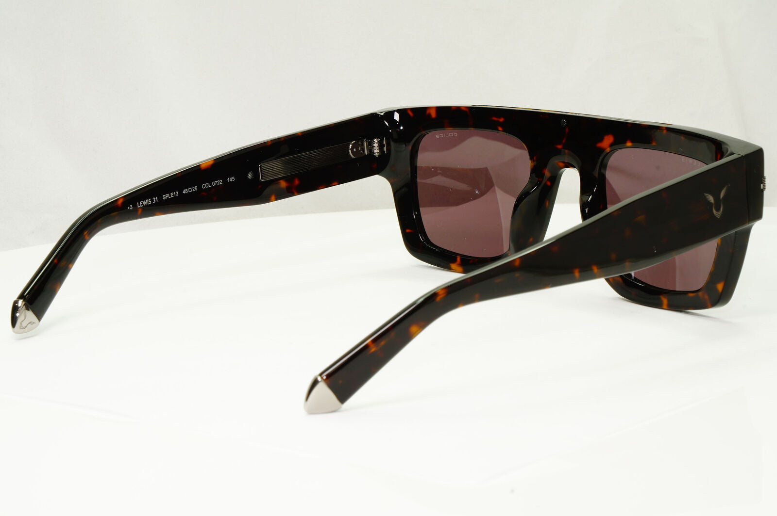 Police Lewis Hamilton F1 Sunglasses Dark Brown Havana Square SPL E13 COL 0722