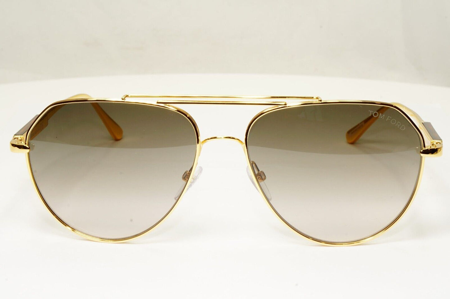 Tom Ford Sunglasses Andes Gold Pilot Metal Brown Grey FT0670 TF 670 30B 61mm