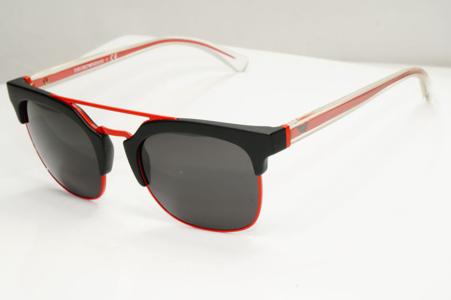 Emporio Armani Sunglasses Red Black Square Mens EA 4093 5042/87 141122