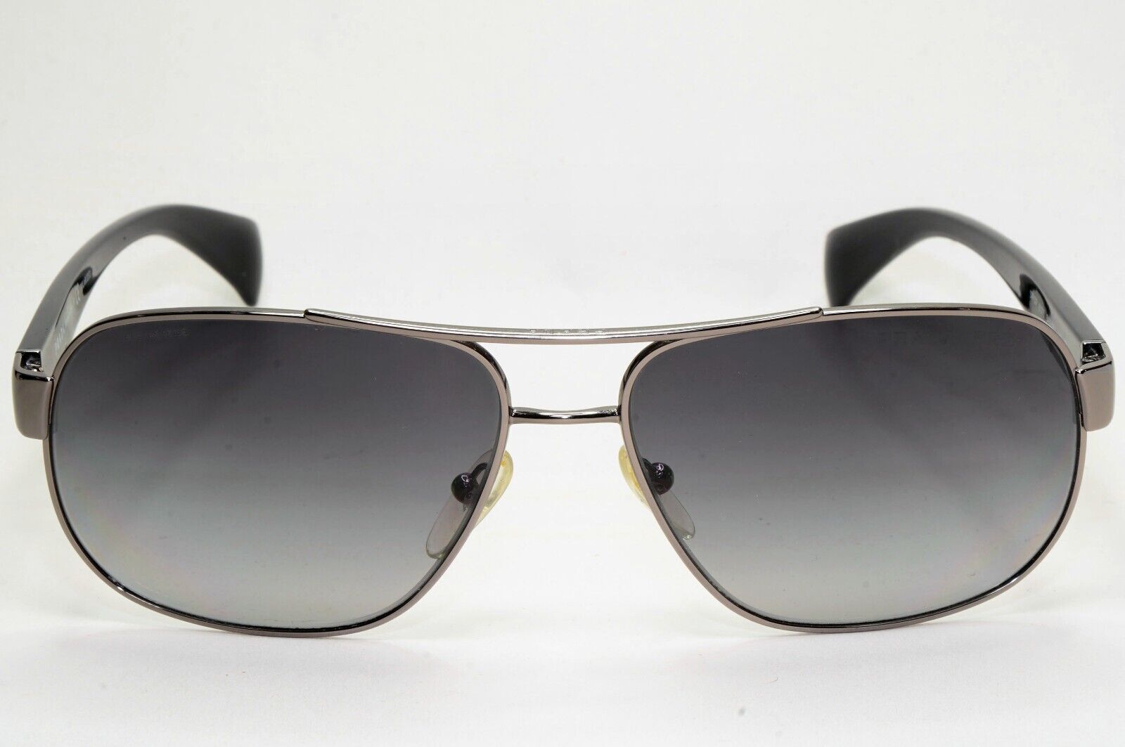 Prada Sunglasses Polarised Gunmetal Black Grey PR52PS SPR 52P 5AV-5W1 061024
