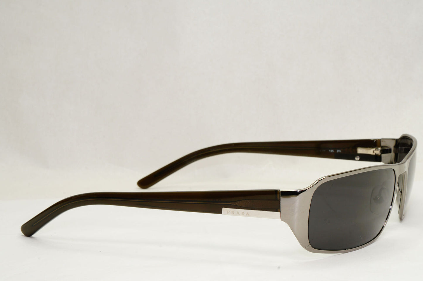 Prada Sunglasses 2006 Vintage Gunmetal Brown Olive PR52FS SPR 52F 5AV-4M1 060324