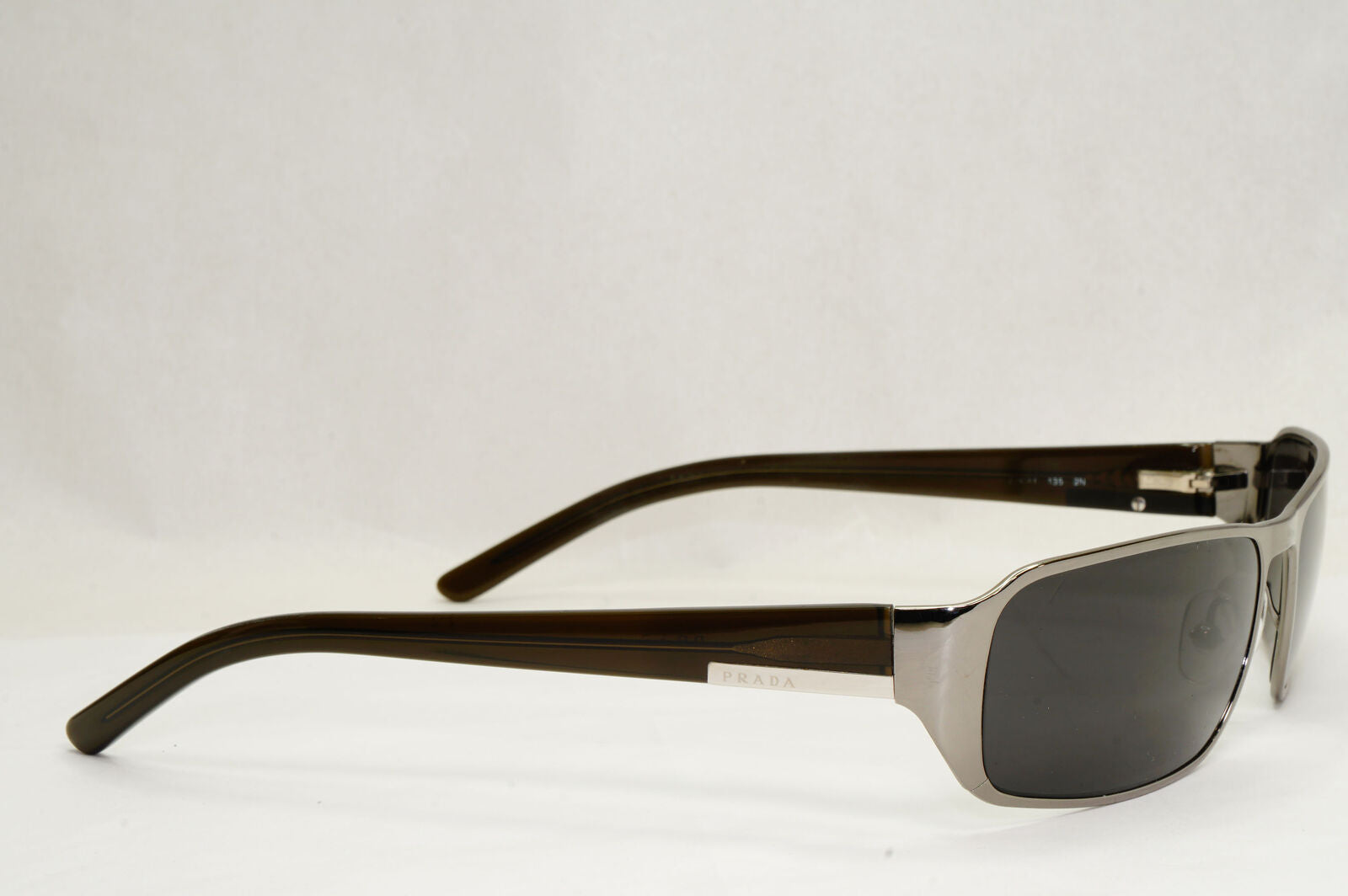 Prada Sunglasses 2006 Vintage Gunmetal Brown Olive PR52FS SPR 52F 5AV-4M1 060324
