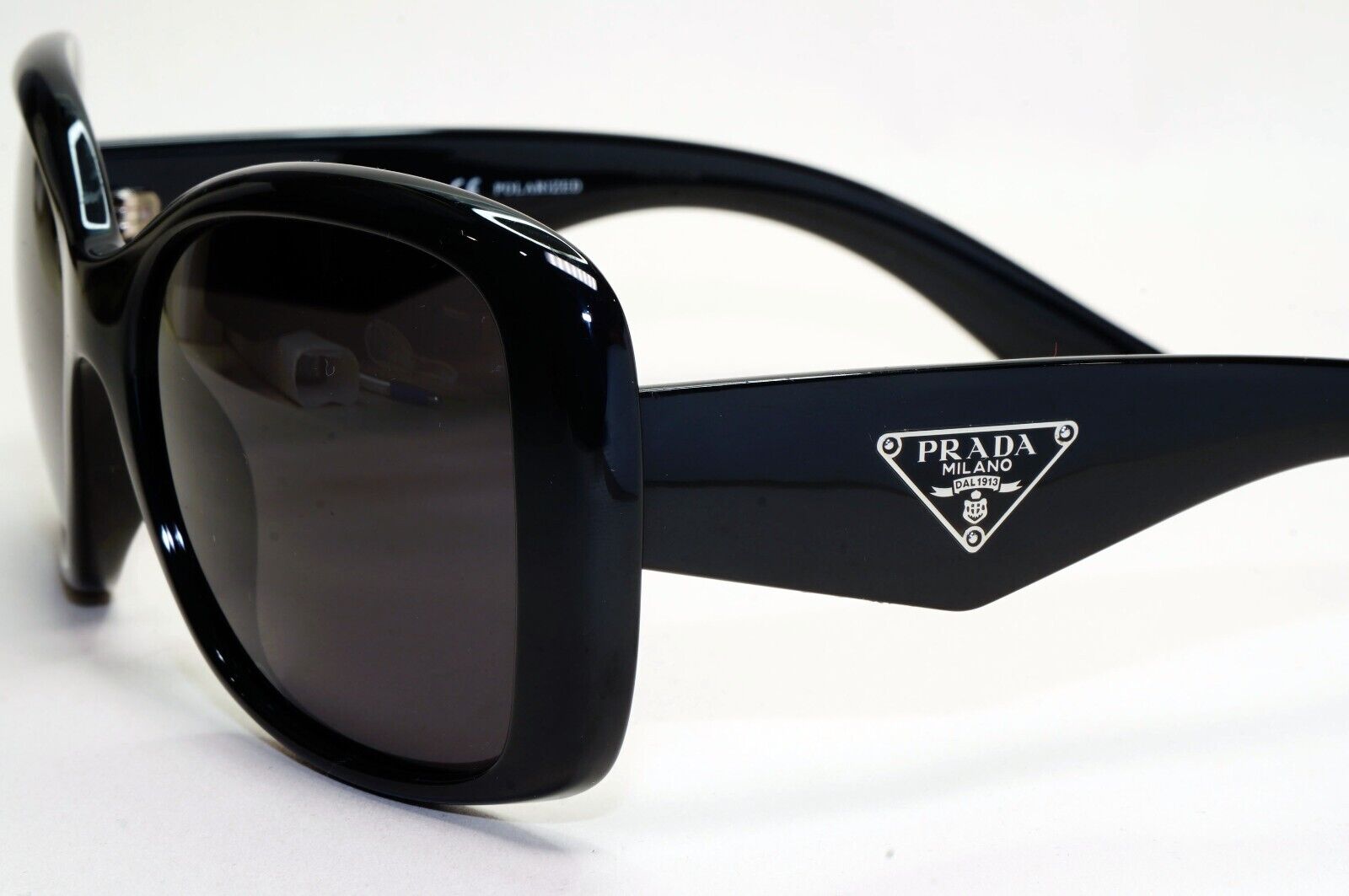 Prada Sunglasses 2013 Vintage Black Triangle Logo PR32PS SPR 32P 1AB-5W1 230924