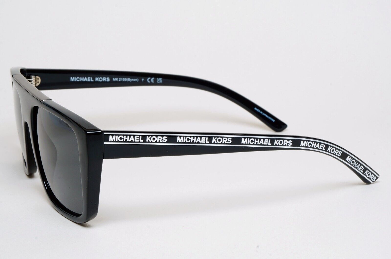 Michael Kors Sunglasses Black Suqare Monogram MK 2159 Byron 3005/87 55mm