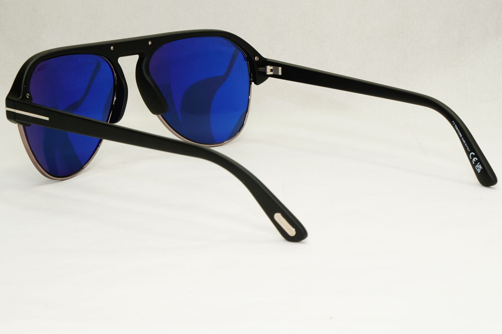 Tom Ford Sunglasses Marshall Black Blue Pilot FT0929 TF 929 Marshall 02V