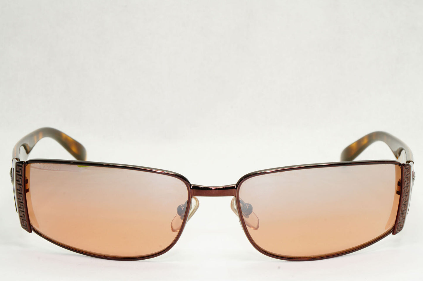 Versace Sunglasses 2004 Vintage Brown Mirror Rectangle MOD 2021 1006/6U 210124