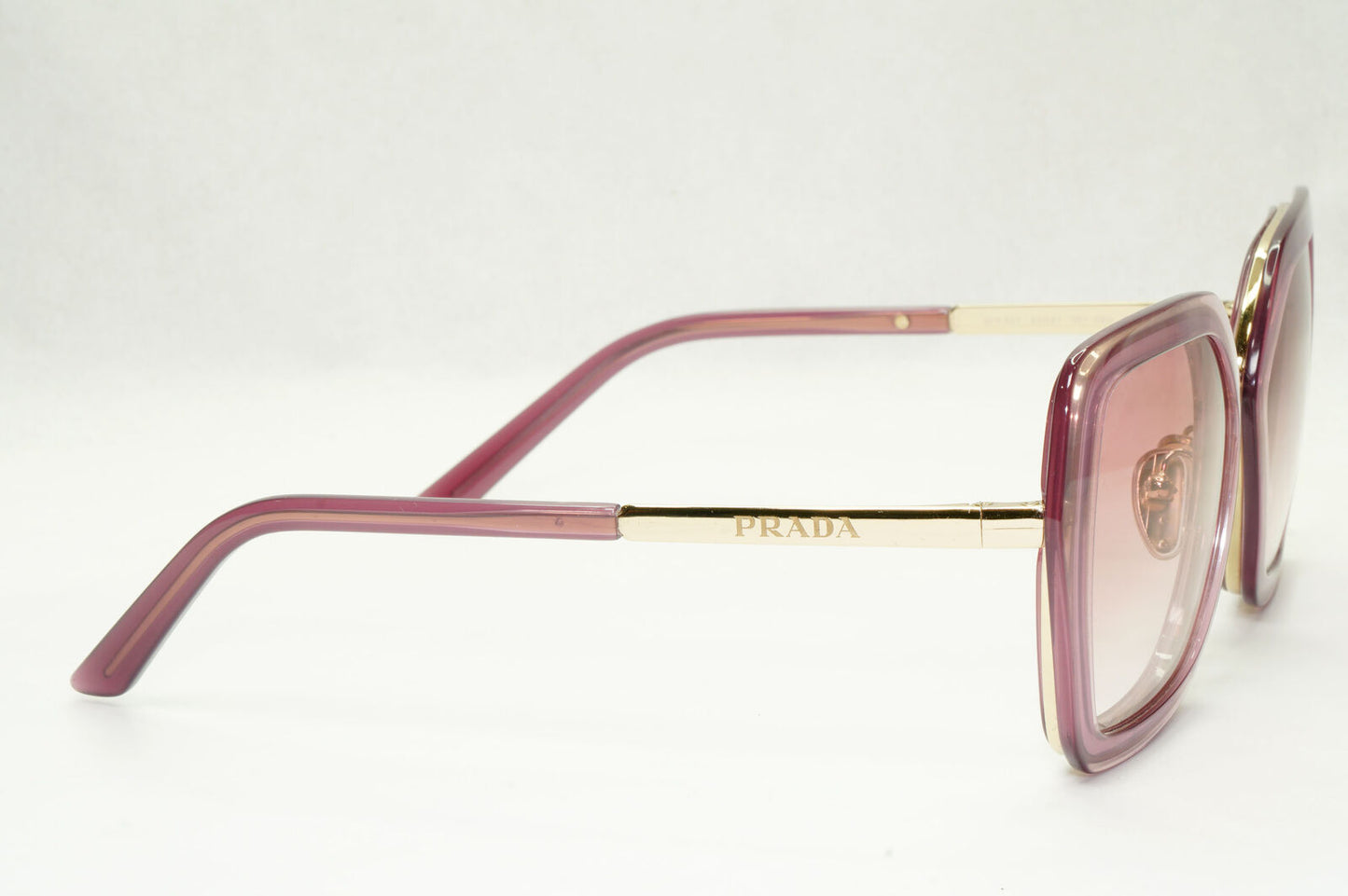 Prada Sunglasses Lilac Gold Buganville Opal Square PR53YS SPR 53Y 05Y-02O