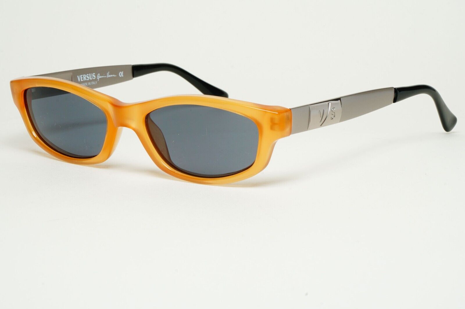 Versus Sunglasses 1996 by Gianni Versace Vintage Amber Honey MOD E83/M COL 692