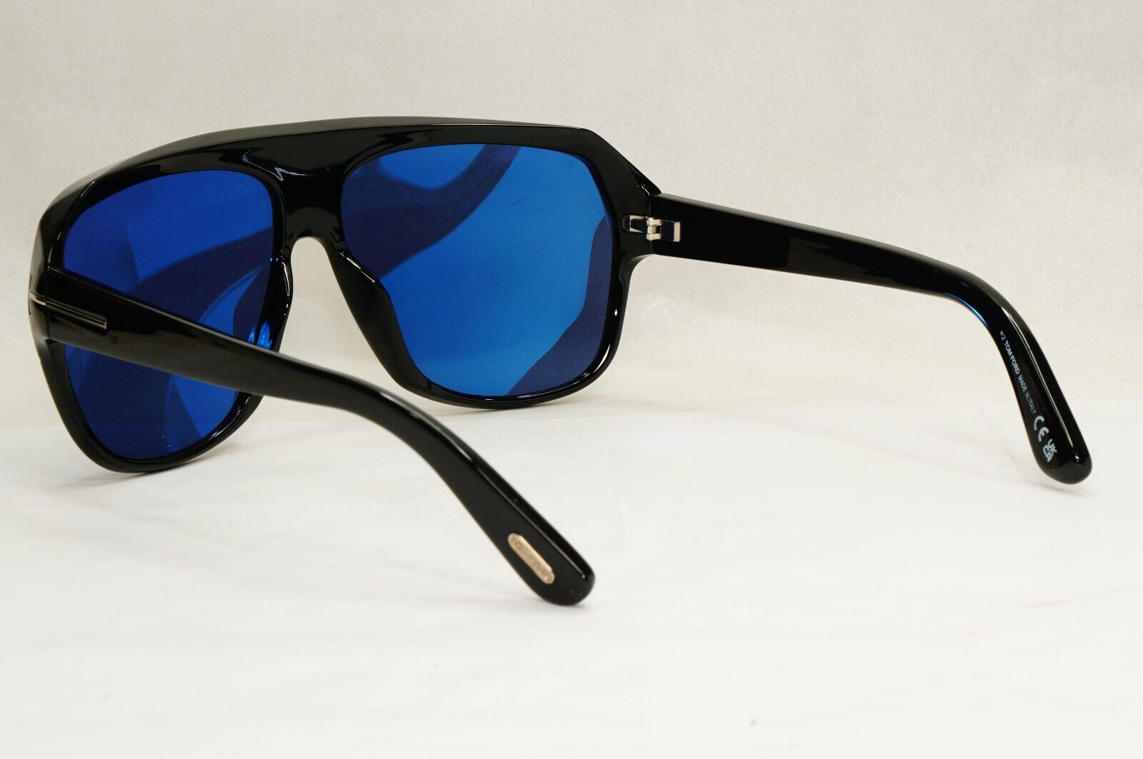 Tom Ford Sunglasses Hawkings-02 Black Glossy Dark Blue FT0908 TF 908 01V 62mm