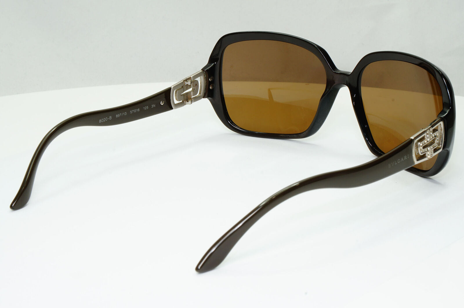 Bvlgari Diamante Brown Sunglasses Crystal Rhinestone 8020-B 897/13 091122