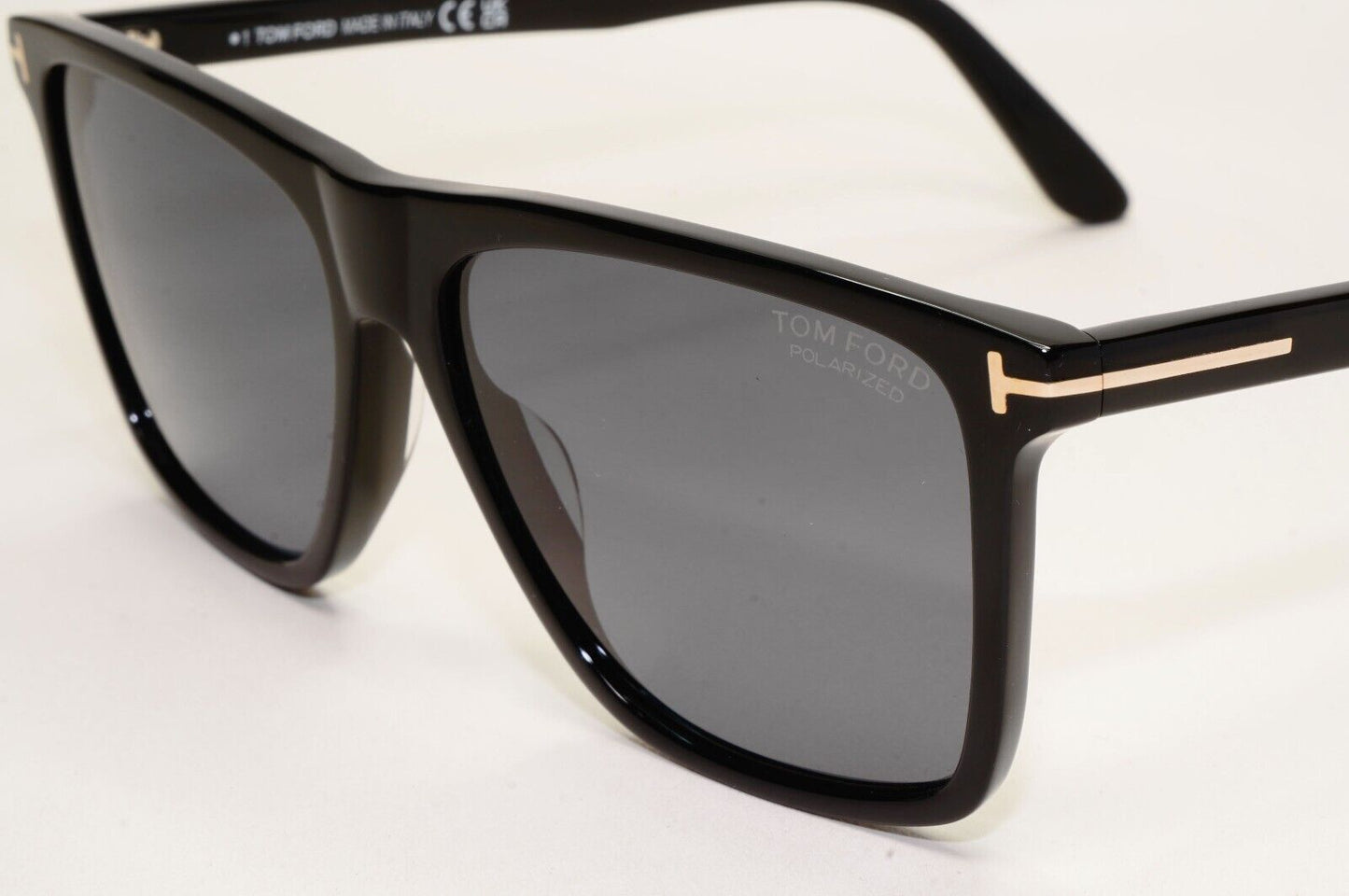 Tom Ford Sunglasses Fletcher Polarised Black Square FT0832 TF 832 01D 59mm