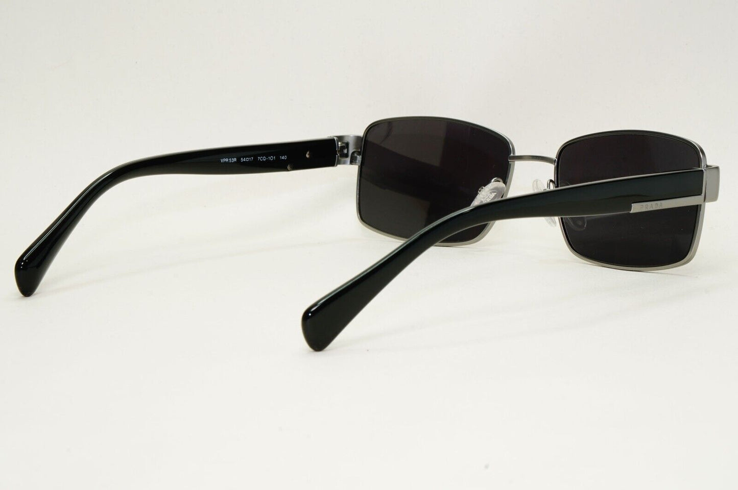 Prada Sunglasses 2014 Gunmetal Black Square Rectangle PR53PV VPR 53P 1CQ-1O1